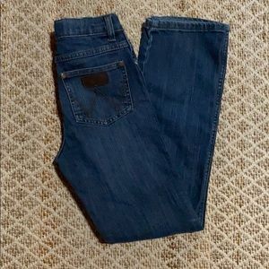 Boys Wrangler Slim Straight Jeans 12 Slim